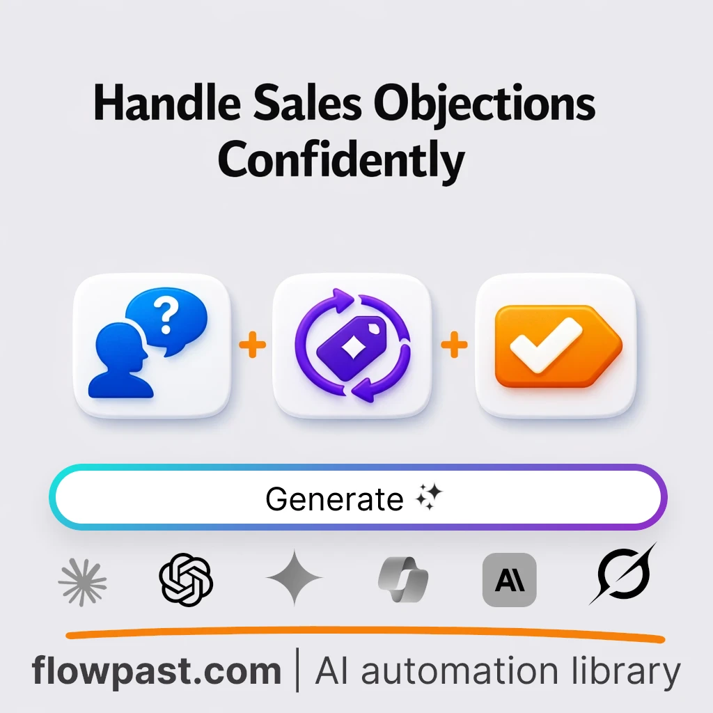 Objection-Handling Playbook AI Prompt - AI prompt template
