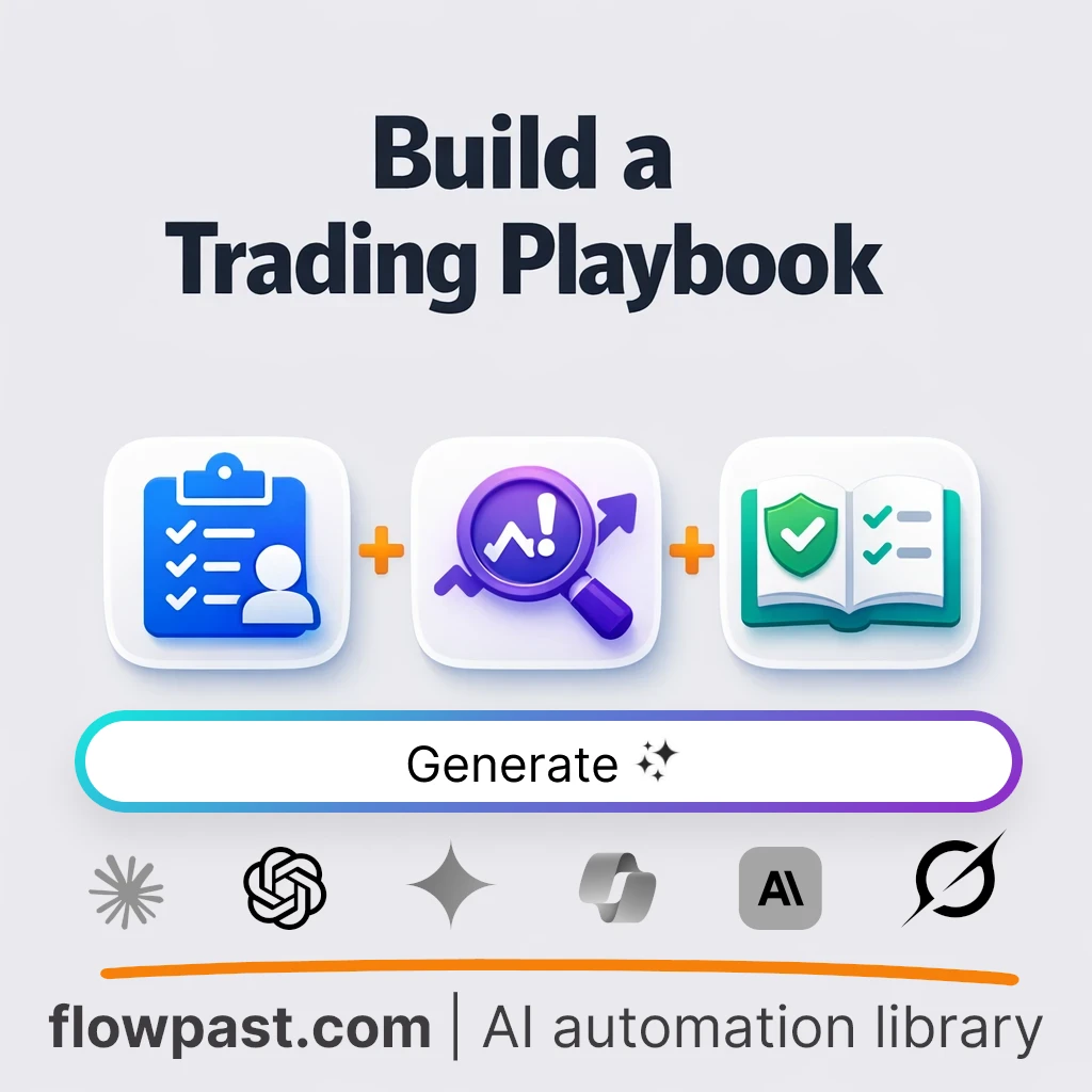 Build a Rule-Based Trading Playbook with this AI Prompt - AI prompt template