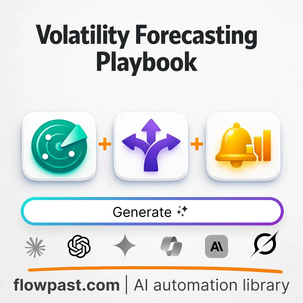 Build a Volatility Forecasting Playbook AI Prompt - AI prompt template