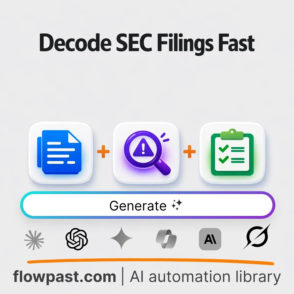 Turn SEC Filings Into Investor Briefs with this AI Prompt - AI prompt template