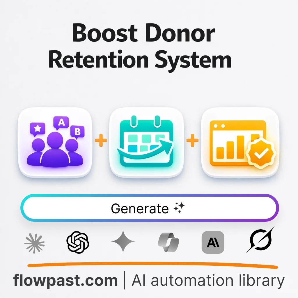 Build a Donor Retention Partnership System AI Prompt - AI prompt template