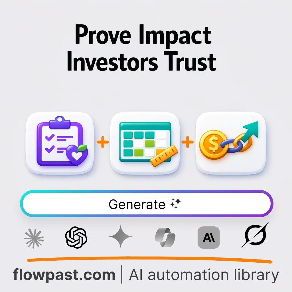 Build an Investor-Ready Impact Narrative AI Prompt - AI prompt template