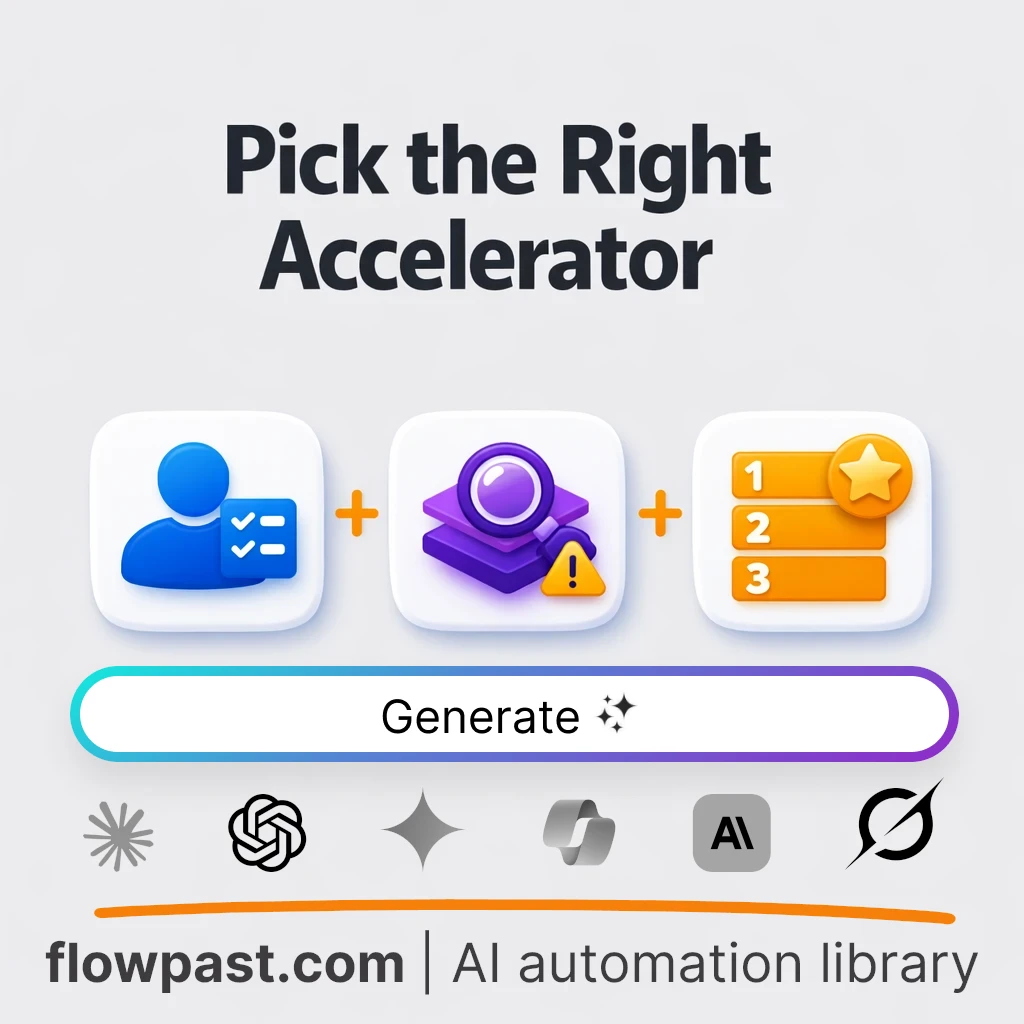 Match Founders to Best-Fit Accelerators AI Prompt - AI prompt template