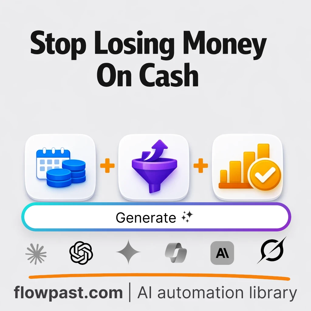 Stop Idle Cash Losses Action Plan AI Prompt - AI prompt template