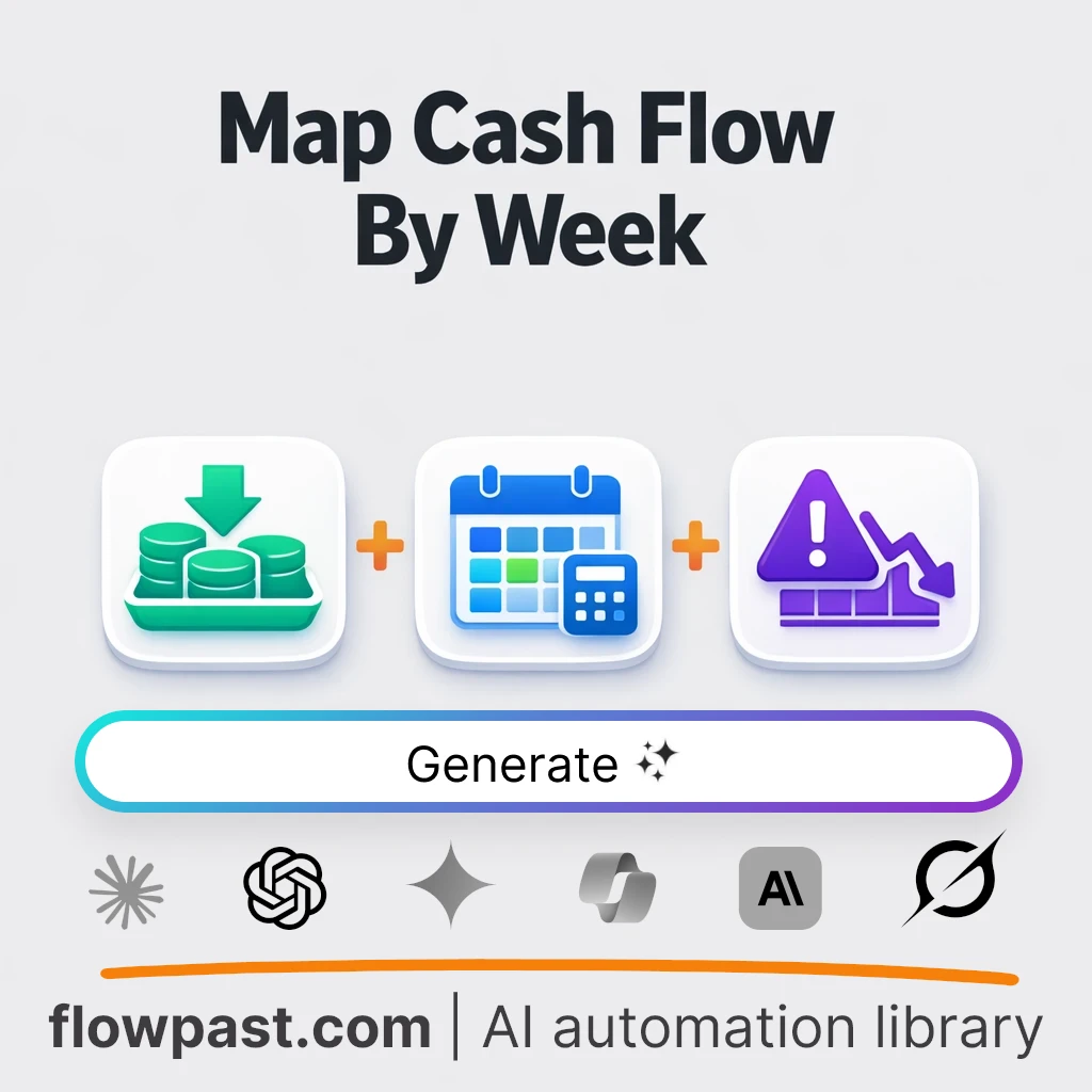 Build a Weekly Cash Forecast with this AI Prompt - AI prompt template