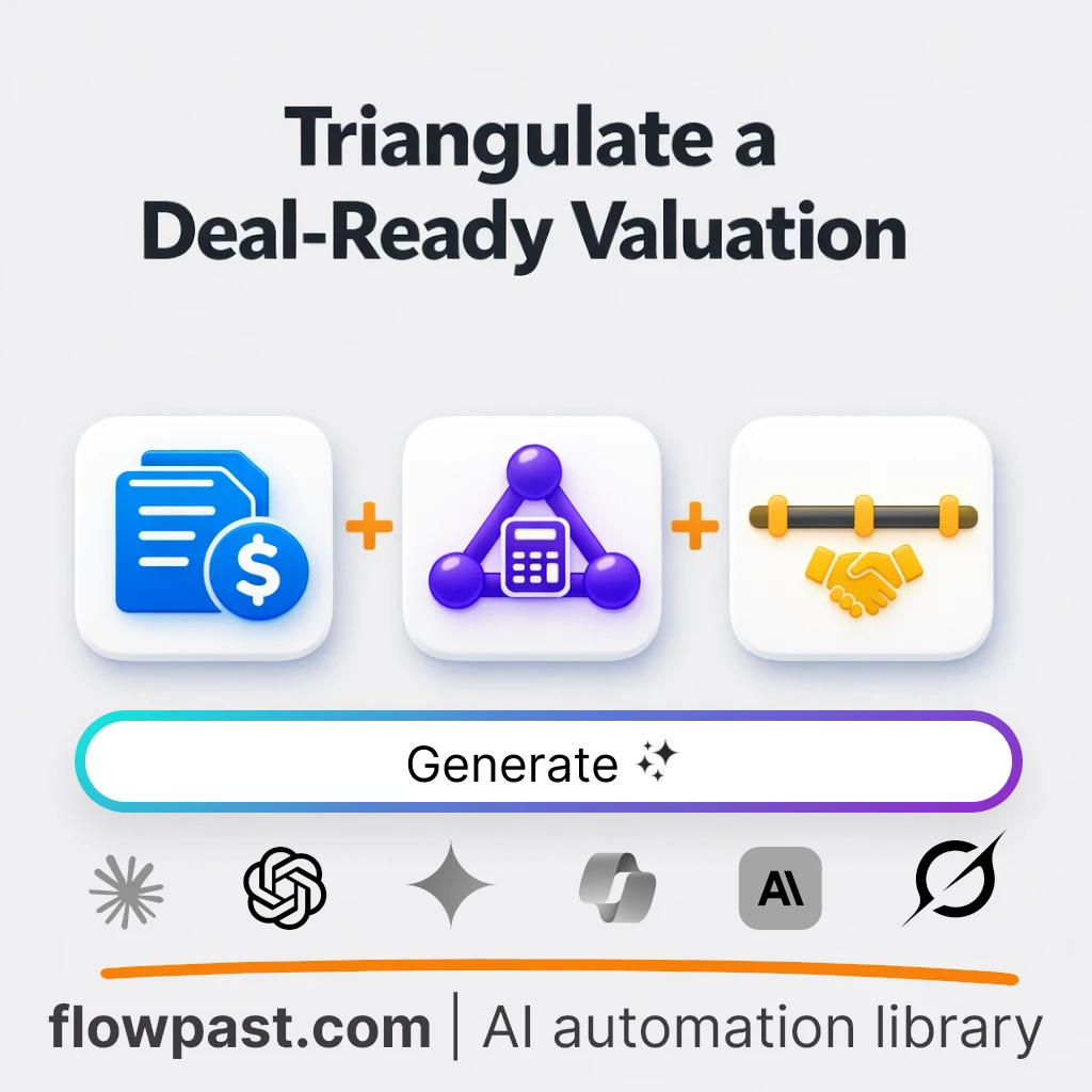 Build a Negotiation-Ready Valuation with this AI Prompt - AI prompt template
