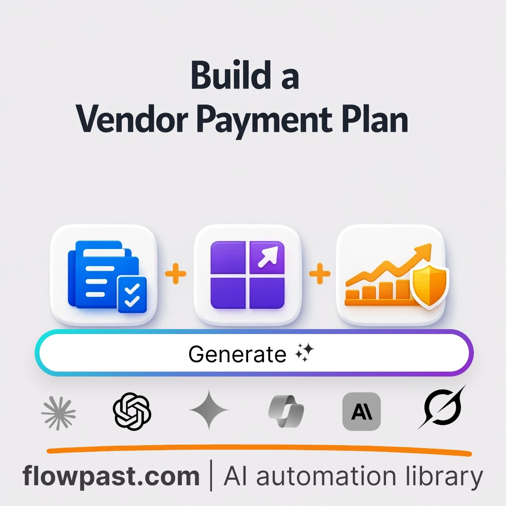 Build a Vendor Payment Prioritization Plan AI Prompt - AI prompt template