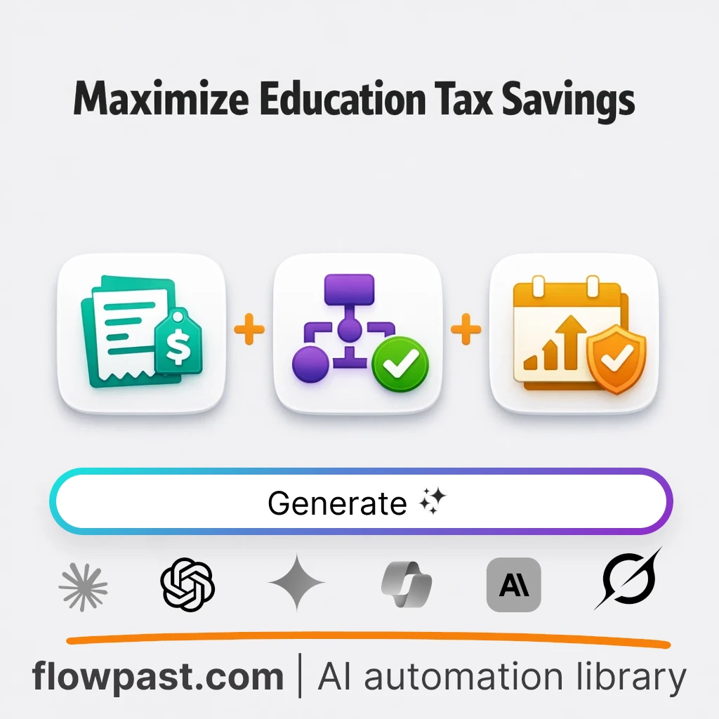 Optimize Education Tax Credits and 529s AI Prompt - AI prompt template