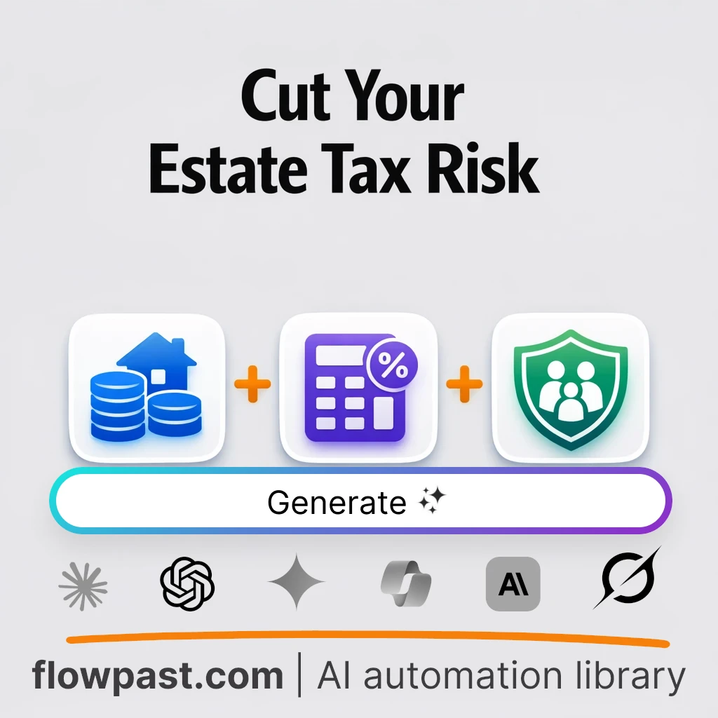 Estimate Estate Taxes and Cut Exposure AI Prompt - AI prompt template