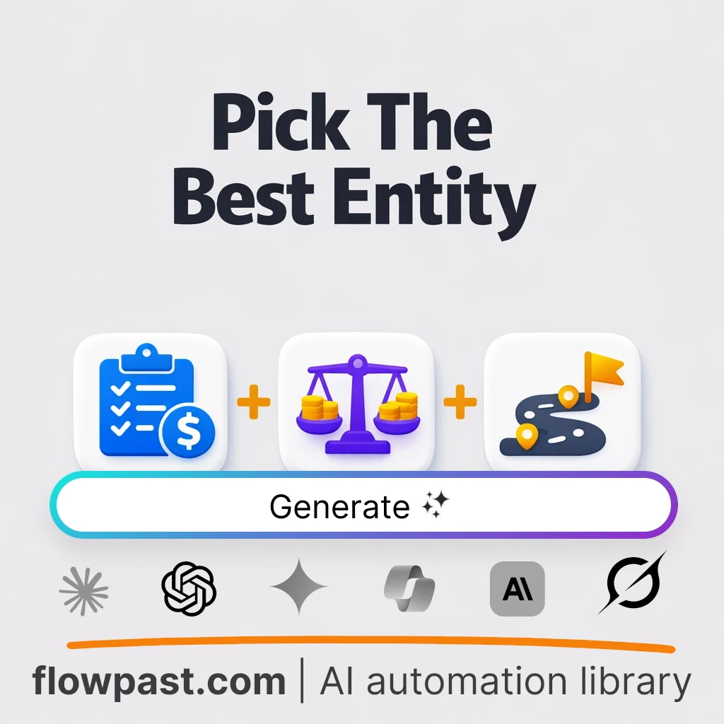 Choose the Right Business Entity with this AI Prompt - AI prompt template