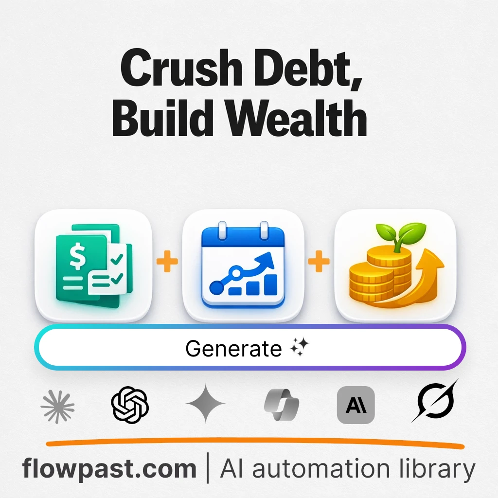 Build a Debt Snowball Roadmap with this AI Prompt - AI prompt template