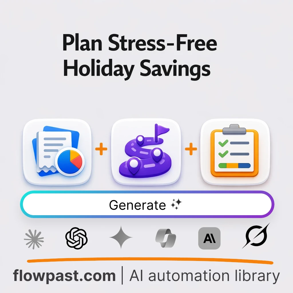 Build a Holiday Savings Roadmap with this AI Prompt - AI prompt template