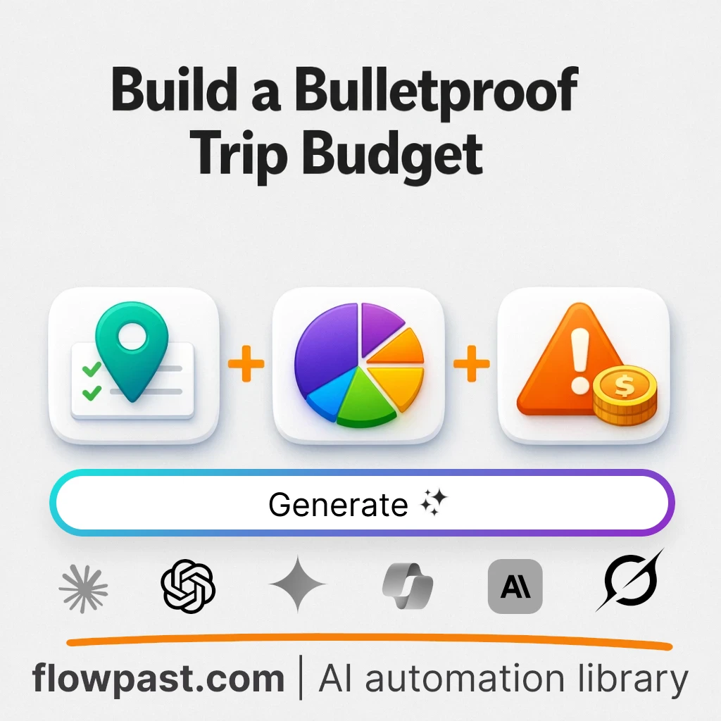 Build a Destination-Aware Trip Budget with this AI Prompt - AI prompt template