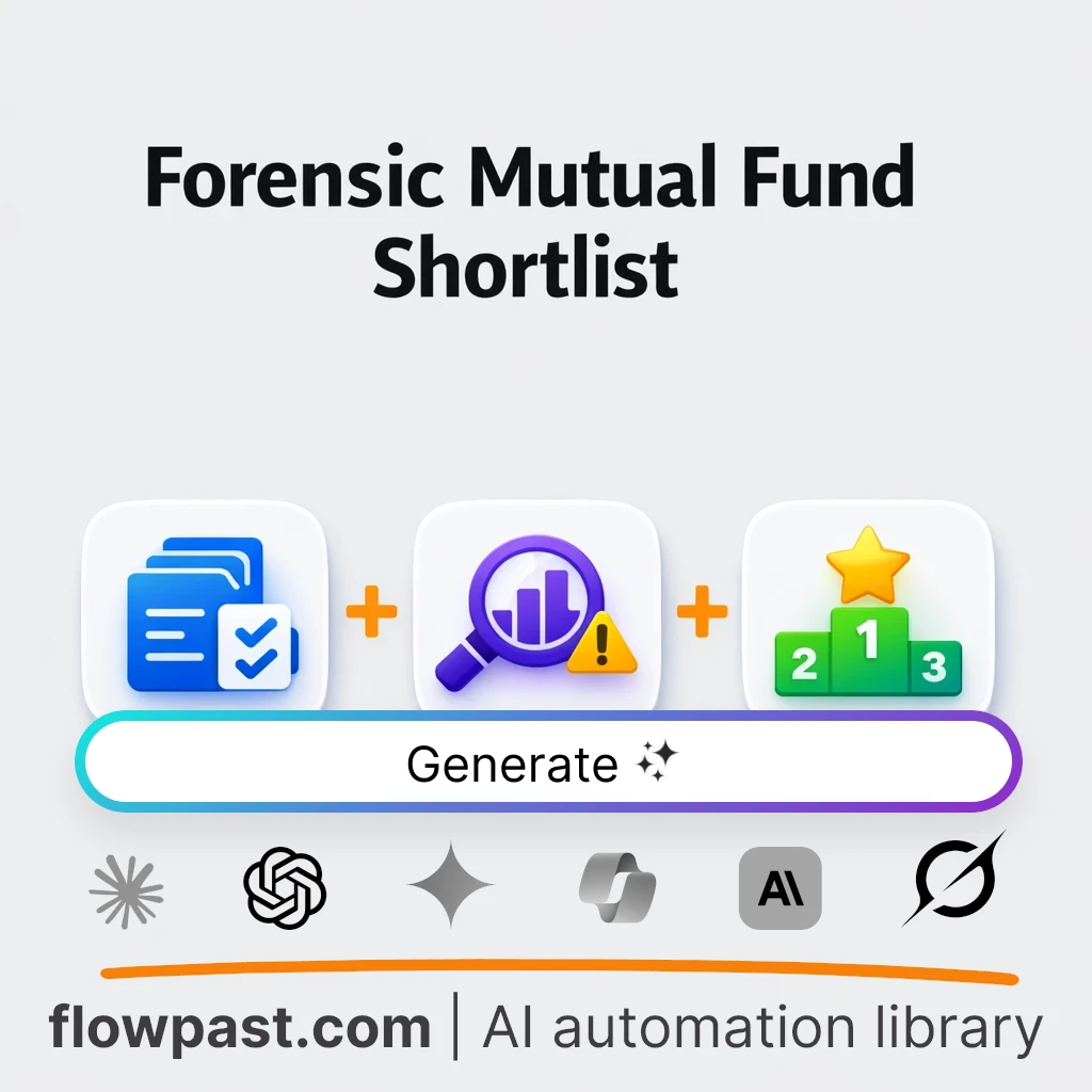 Create Mutual Fund Forensic Comparison AI Prompt - AI prompt template