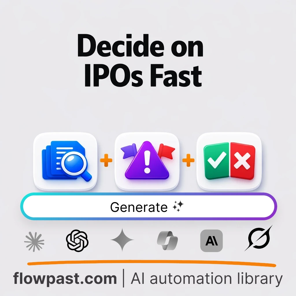 Prospectus Risk Review and GO or NO-GO AI Prompt - AI prompt template