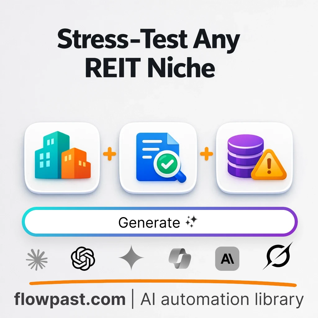Decode REIT Sector Mechanics for Investors AI Prompt - AI prompt template