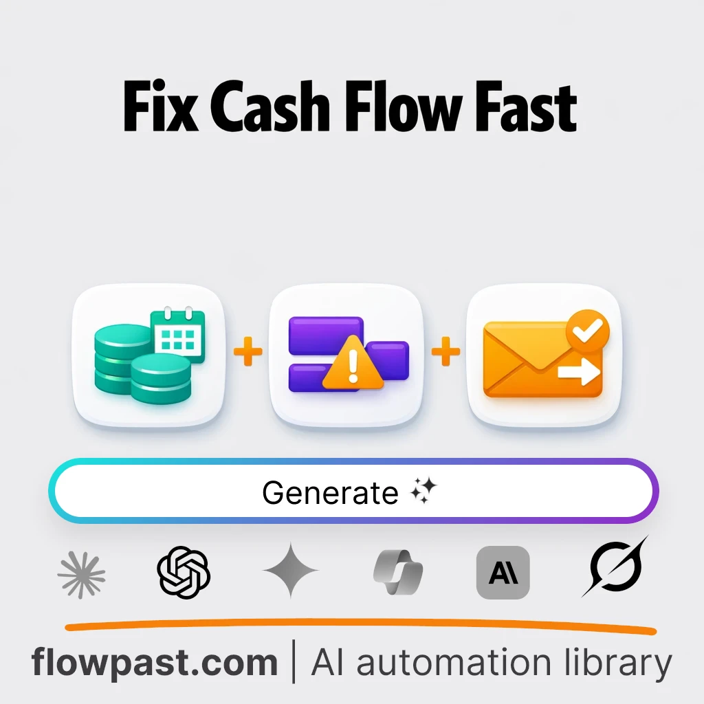 Fix Cash Flow Gaps with this AI Prompt - AI prompt template