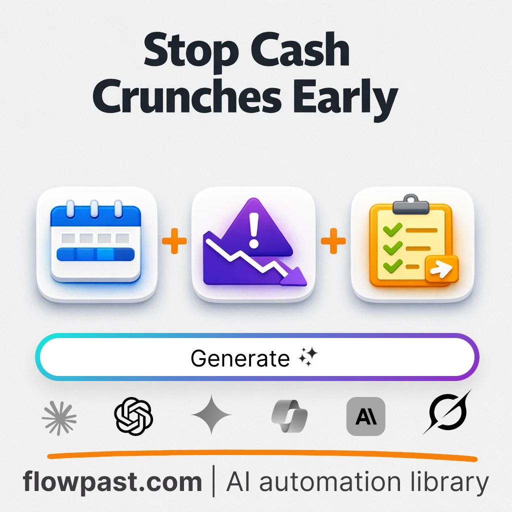 Build a Weekly Cash Forecast with this AI Prompt - AI prompt template