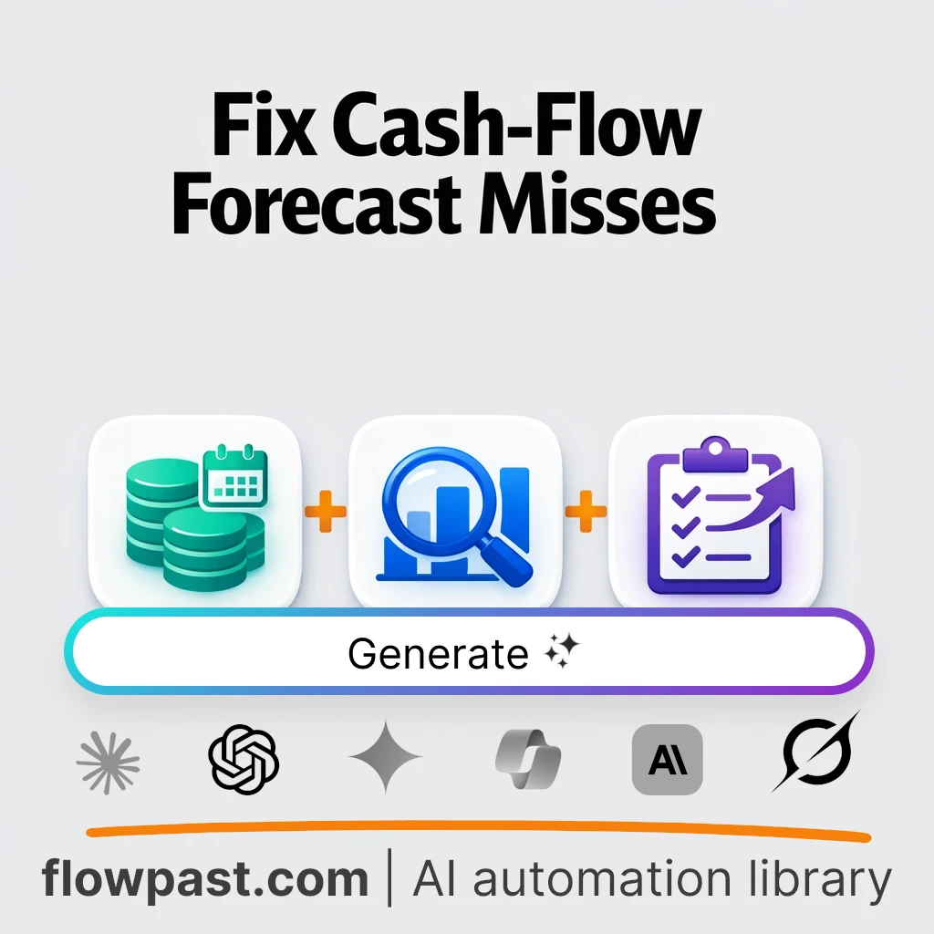 Fix Cash Flow Forecast Gaps AI Prompt - AI prompt template