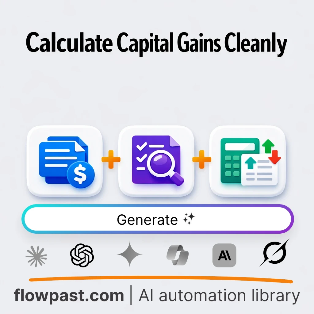 Compute Federal Capital Gains AI Prompt - AI prompt template