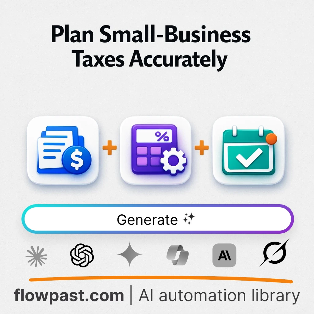 Plan Quarterly Taxes and Avoid Penalties AI Prompt - AI prompt template