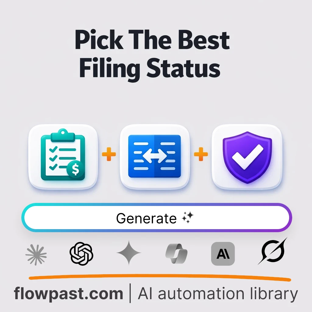 Optimize Tax Filing Status AI Prompt - AI prompt template