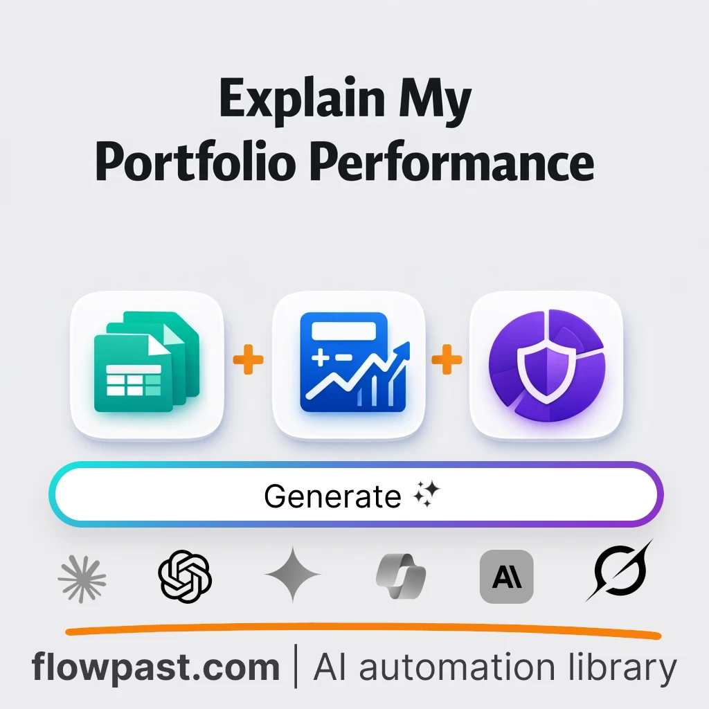 Portfolio Performance Breakdown AI Prompt - AI prompt template