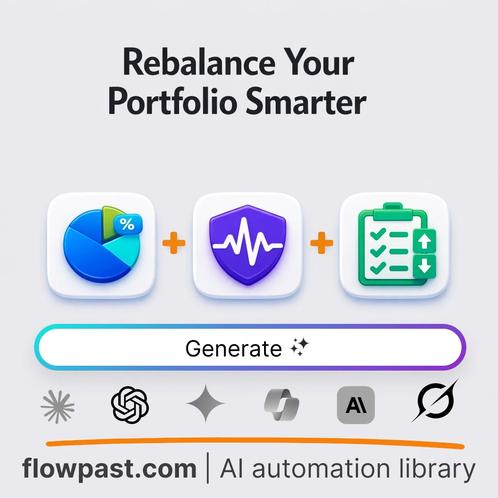Build a Portfolio Rebalancing Plan with this AI Prompt - AI prompt template