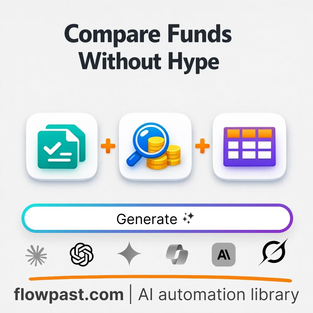 Compare Investment Funds Without Hype AI Prompt - AI prompt template