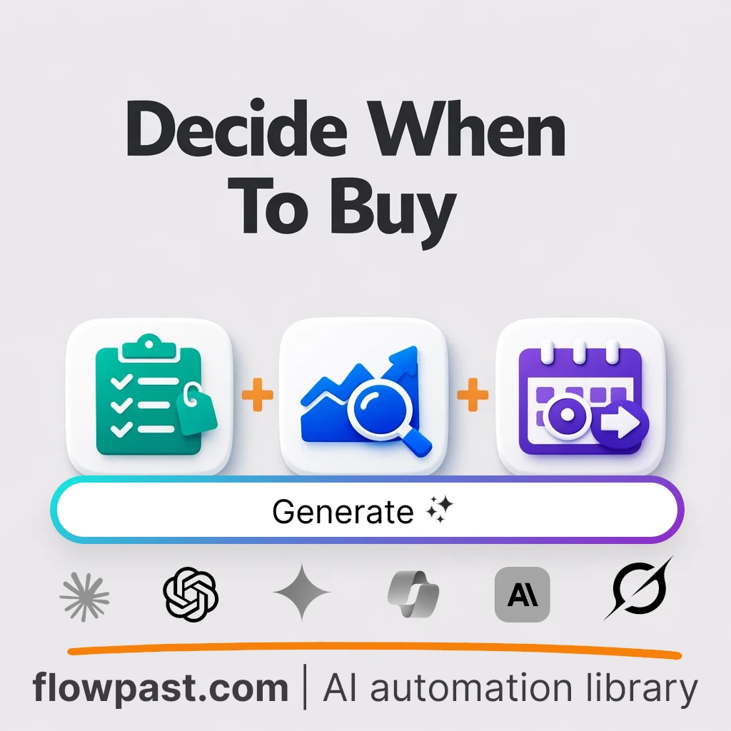 Build a Purchase Timing Action Plan with this AI Prompt - AI prompt template