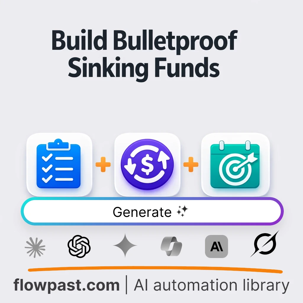 Build a Sinking Fund Plan with this AI Prompt - AI prompt template