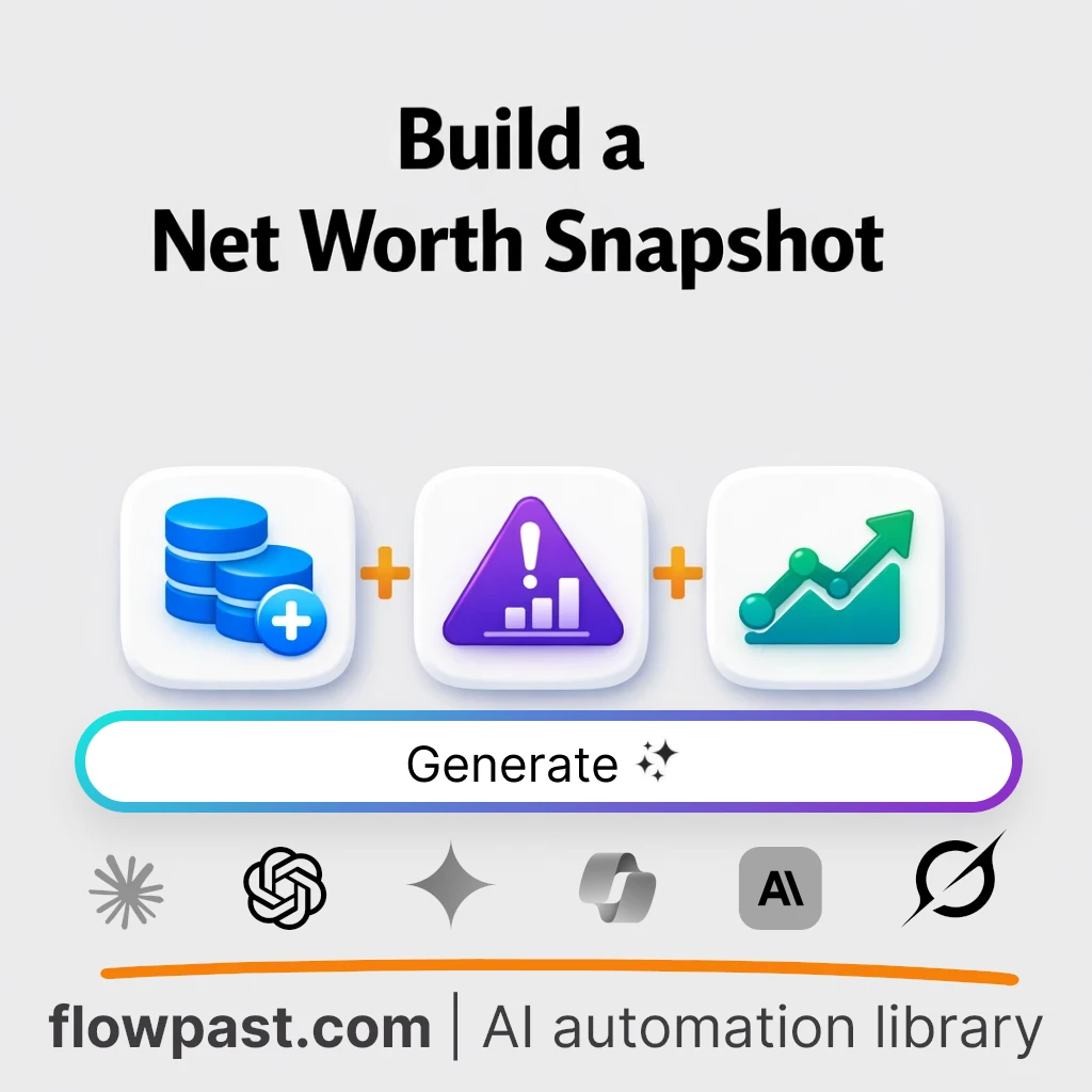 Build a Net Worth Dashboard with this AI Prompt - AI prompt template