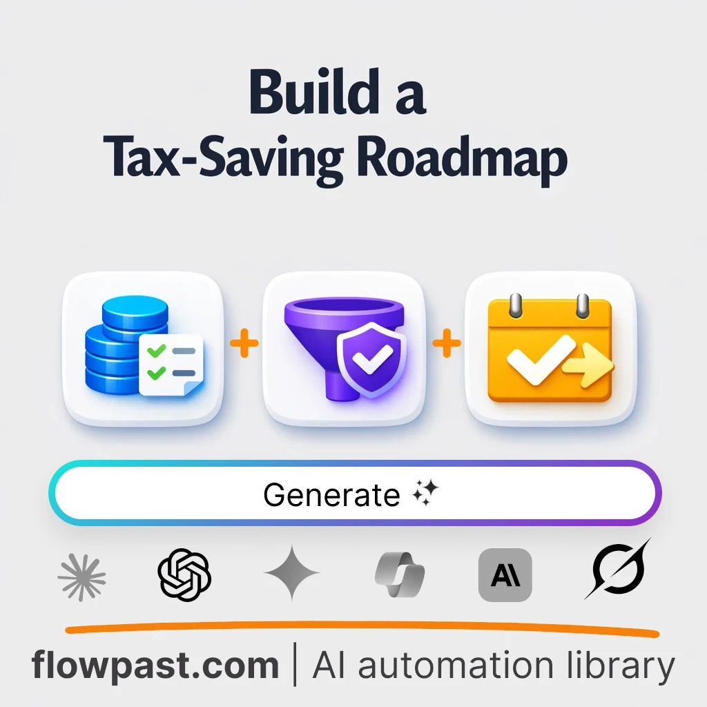 AI Prompt to Build a Defensible Tax Savings Blueprint - AI prompt template