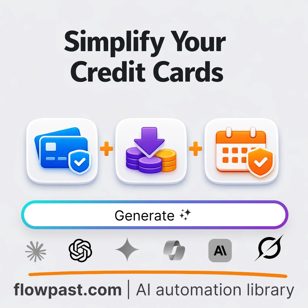 AI Prompt to Build a Simple Credit Card Payoff Plan - AI prompt template