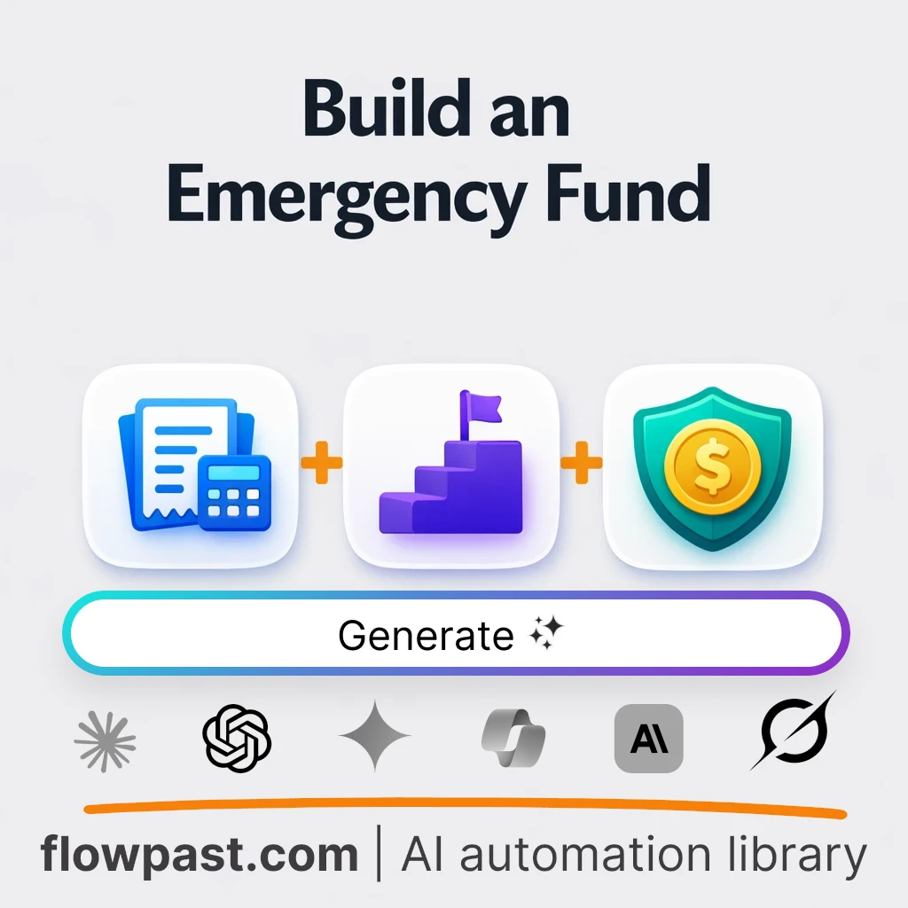 Build an Emergency Fund Blueprint AI Prompt - AI prompt template