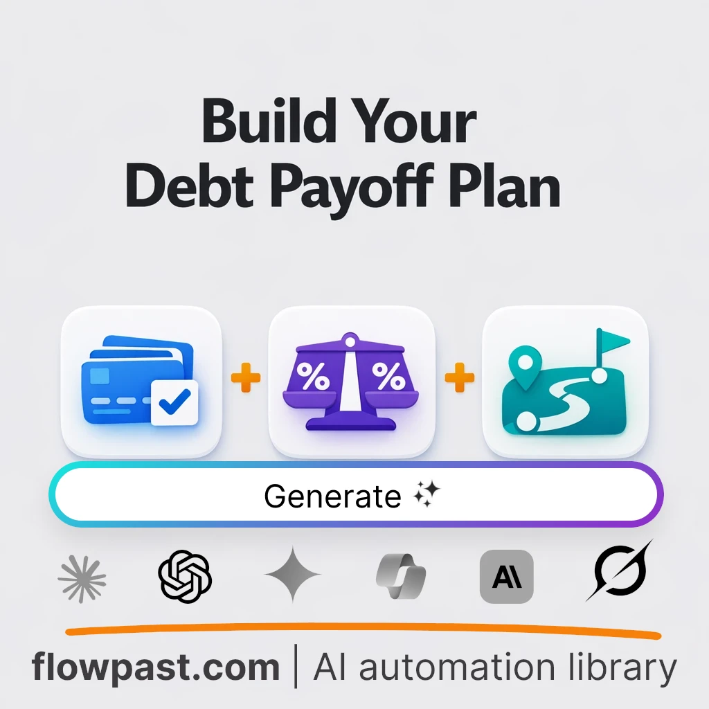 Build a Personalized Debt Payoff Program AI Prompt - AI prompt template