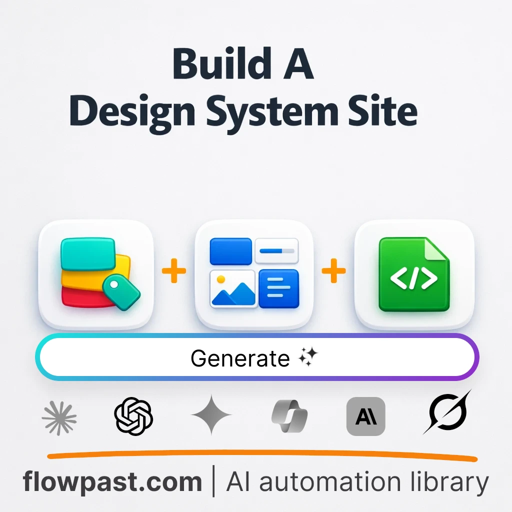 Build a Design System Site with this AI Prompt - AI prompt template