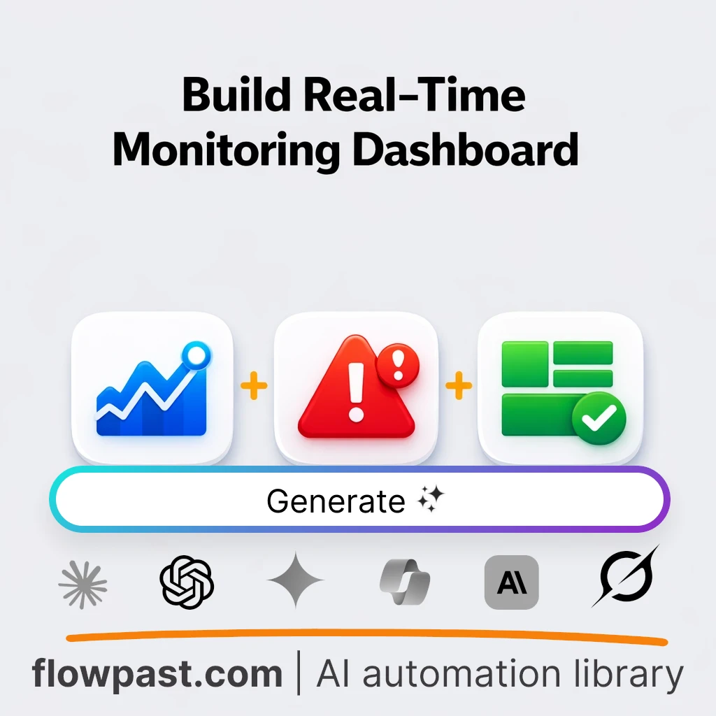 Build a Real-Time Monitoring Dashboard with this AI Prompt - AI prompt template