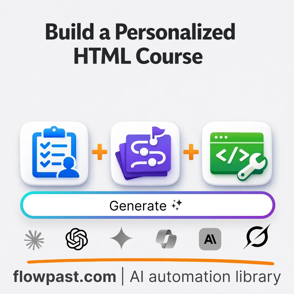 Build an Adaptive HTML Learning Path AI Prompt - AI prompt template