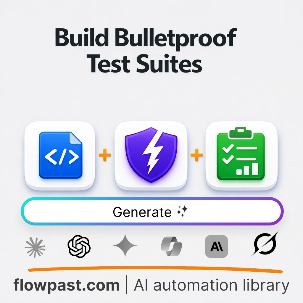 Build a Critical Code Test Suite with this AI Prompt - AI prompt template