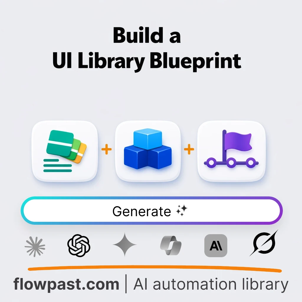 Build a UI Component Library with this AI Prompt - AI prompt template