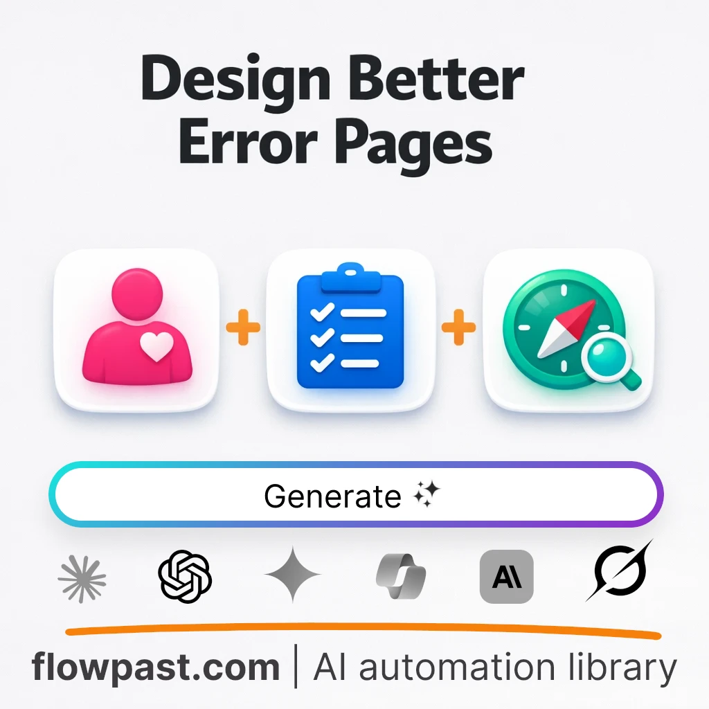 Write Human Error Pages with this AI Prompt - AI prompt template