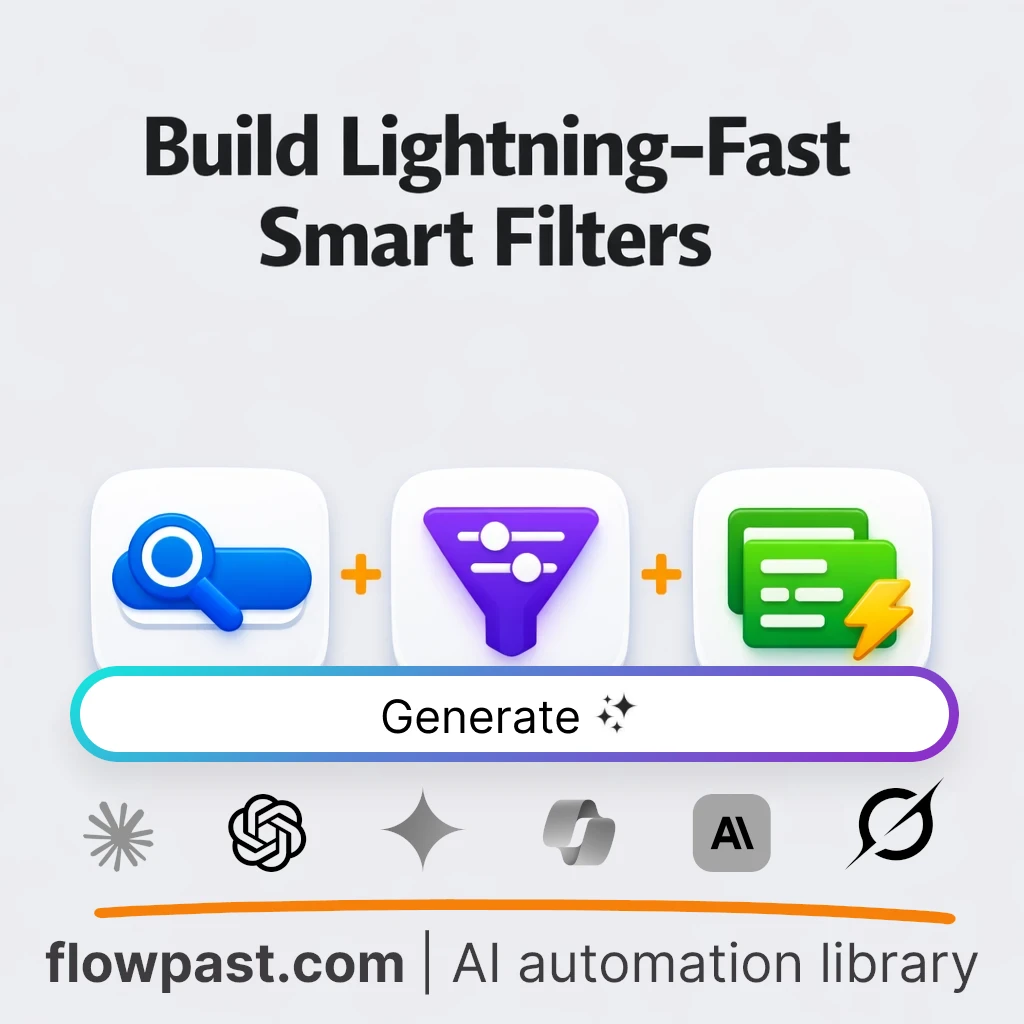 Build Instant Smart Filter UI Code with this AI Prompt - AI prompt template