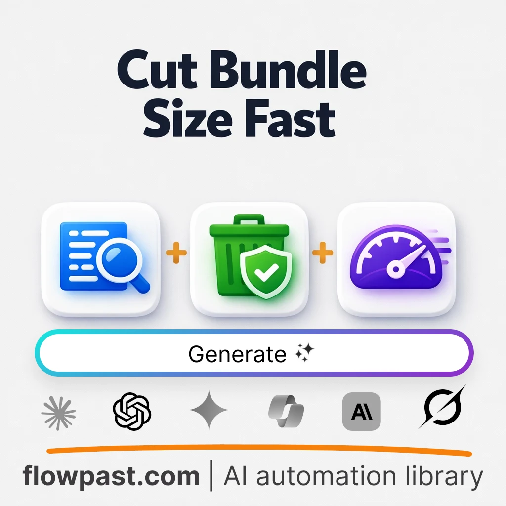 Cut Bundle Bloat Audit Report AI Prompt - AI prompt template