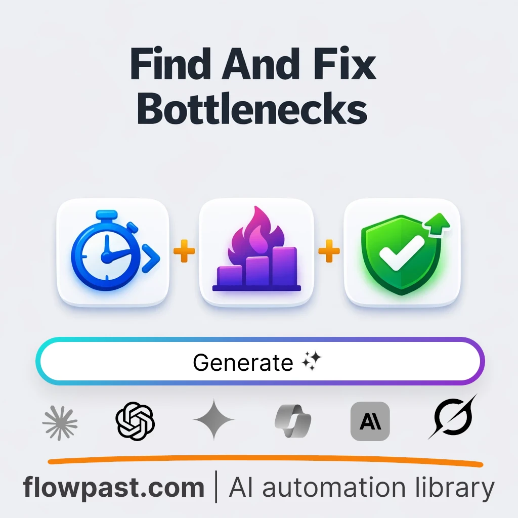 Diagnose Runtime Bottlenecks and Fixes AI Prompt - AI prompt template
