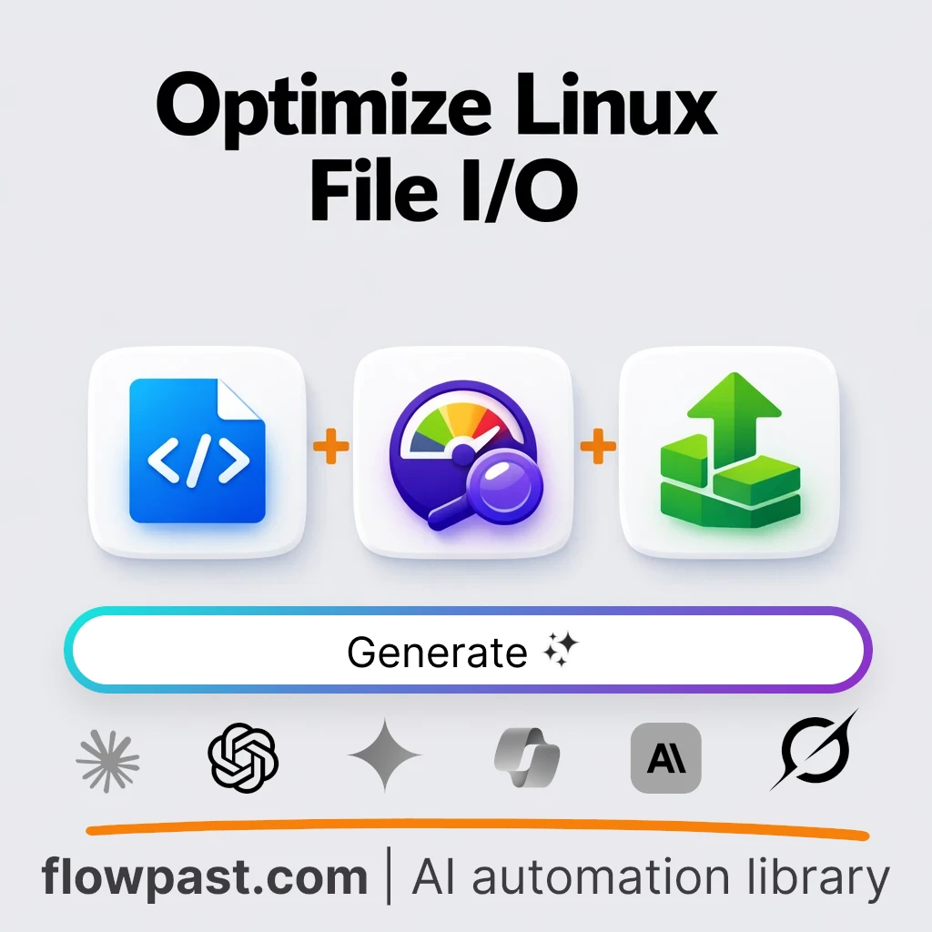 Fix Linux File I O Bottlenecks AI Prompt - AI prompt template
