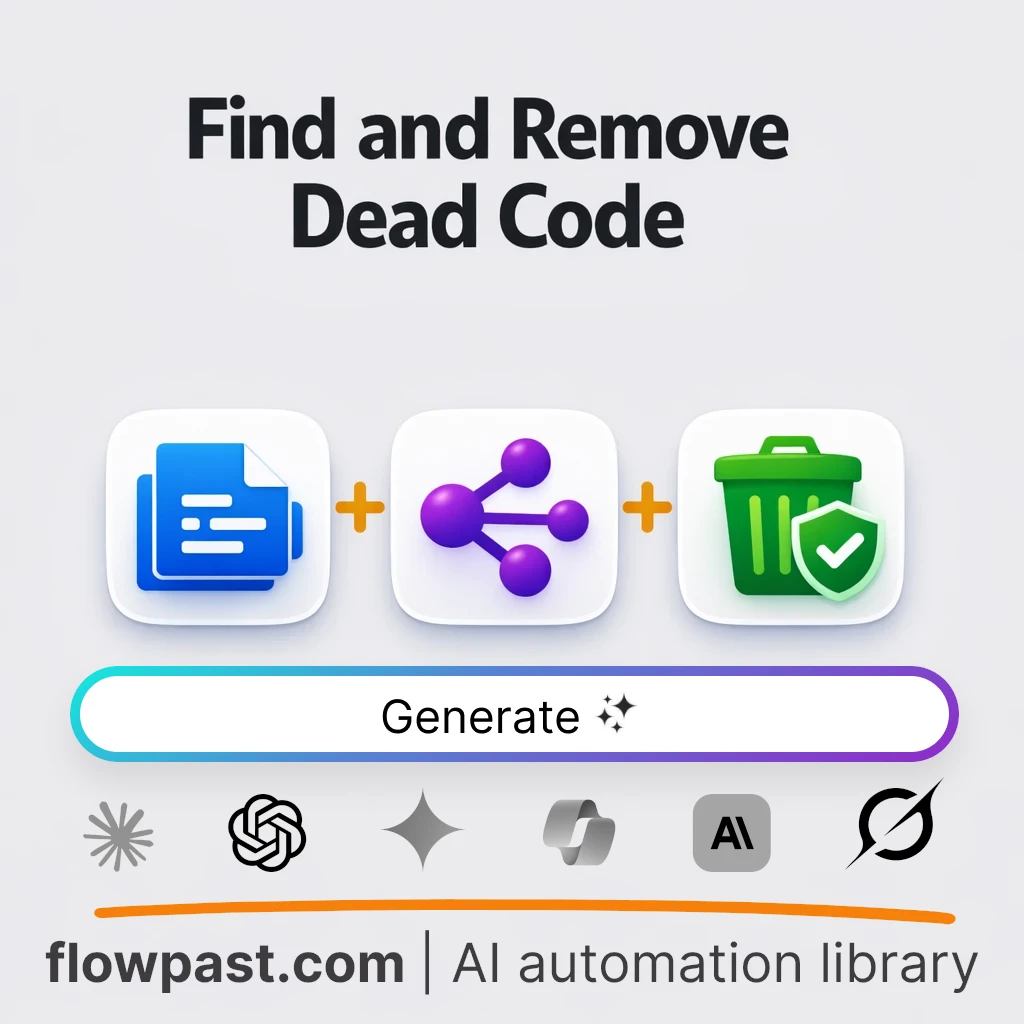 AI Prompt to Build a Safe Dead Code Removal Dossier - AI prompt template