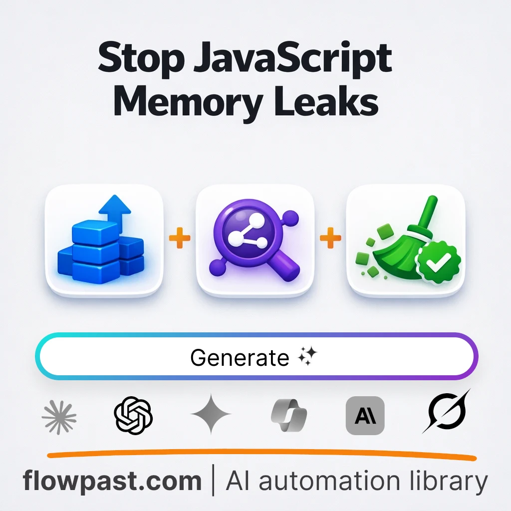 Investigate JavaScript Memory Leaks AI Prompt - AI prompt template