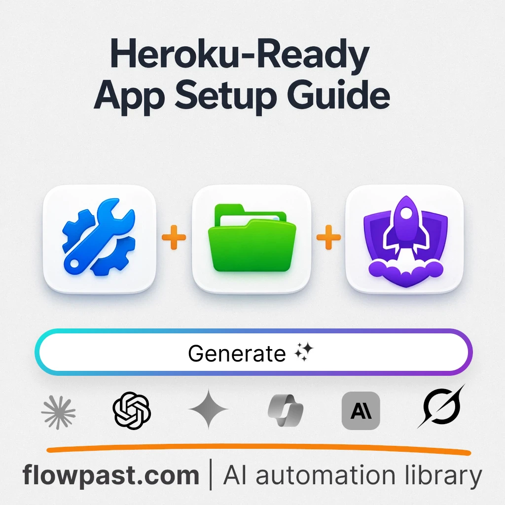 Deploy AI Web Apps to Heroku Without Coding AI Prompt - AI prompt template