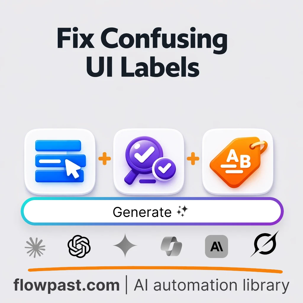 Write Clear UI Labels with this AI Prompt - AI prompt template